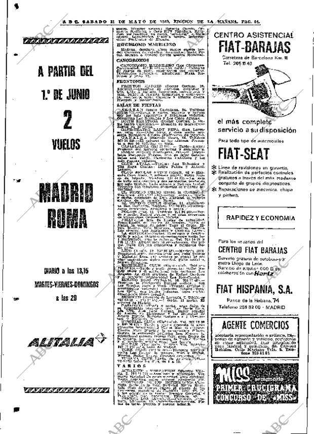 ABC MADRID 31-05-1969 página 120