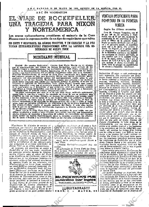 ABC MADRID 31-05-1969 página 57