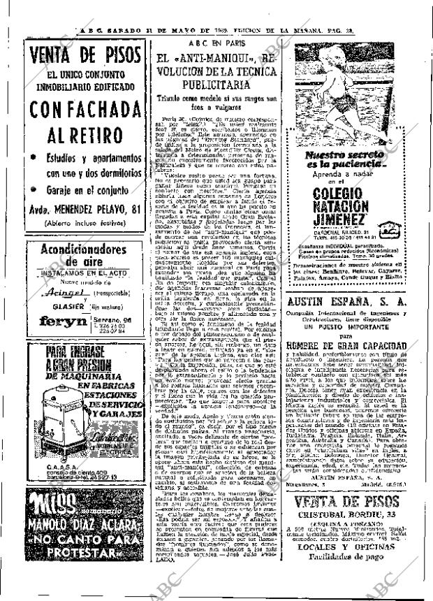 ABC MADRID 31-05-1969 página 64