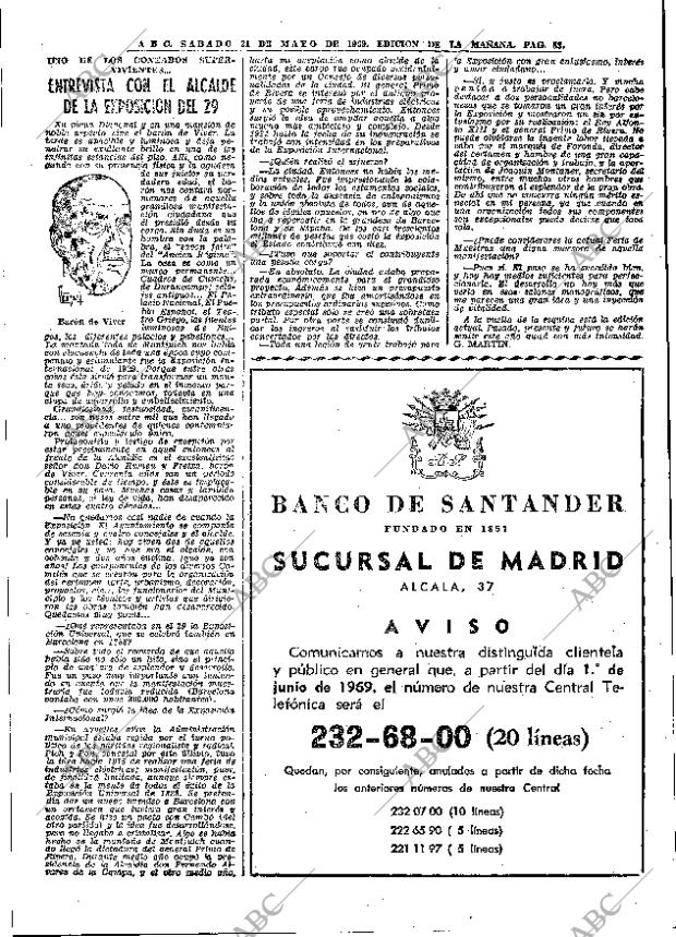 ABC MADRID 31-05-1969 página 79