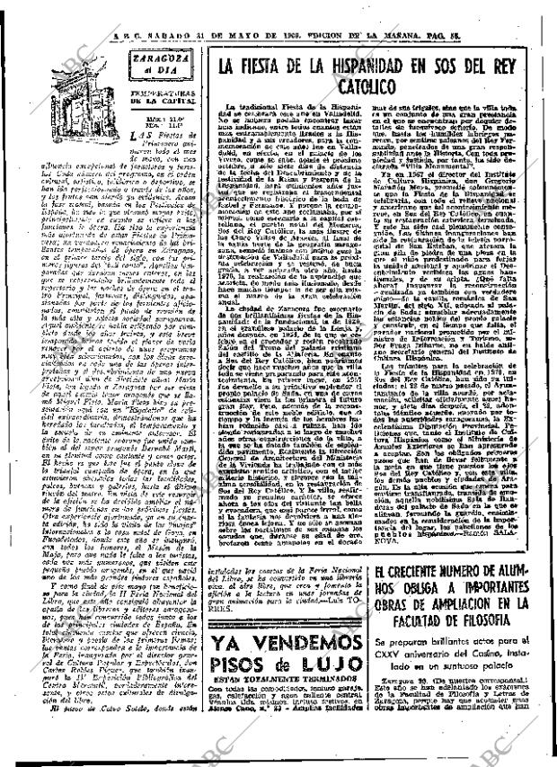 ABC MADRID 31-05-1969 página 81