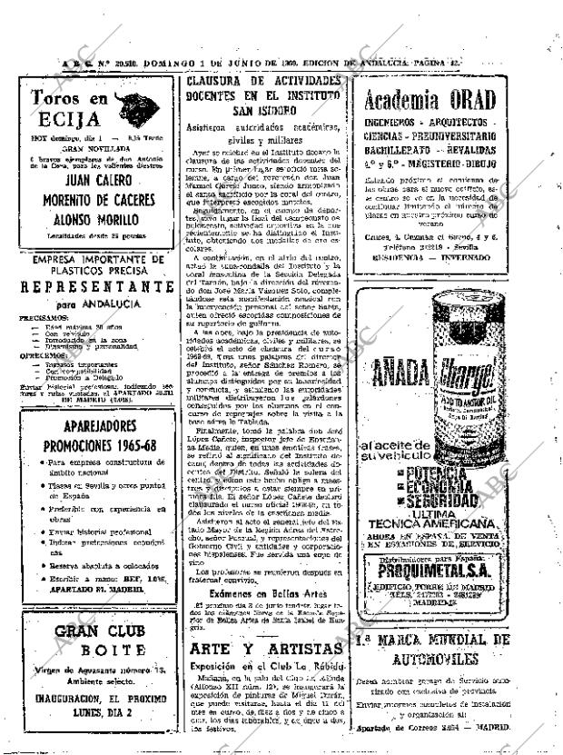 ABC SEVILLA 01-06-1969 página 42