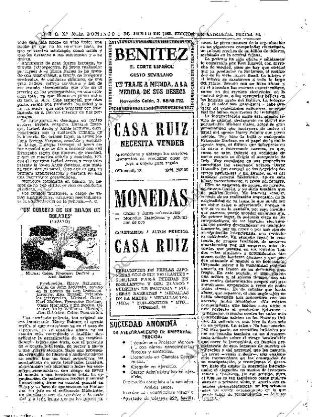 ABC SEVILLA 01-06-1969 página 52