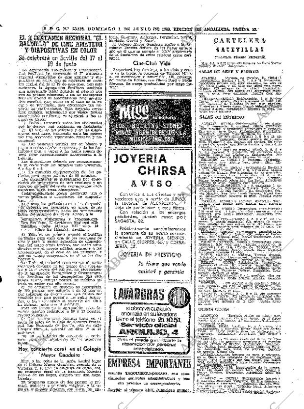 ABC SEVILLA 01-06-1969 página 53