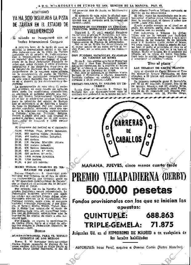 ABC MADRID 04-06-1969 página 87