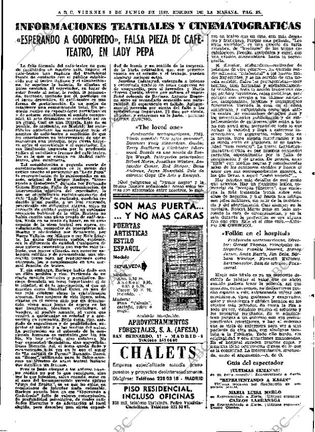 ABC MADRID 06-06-1969 página 85