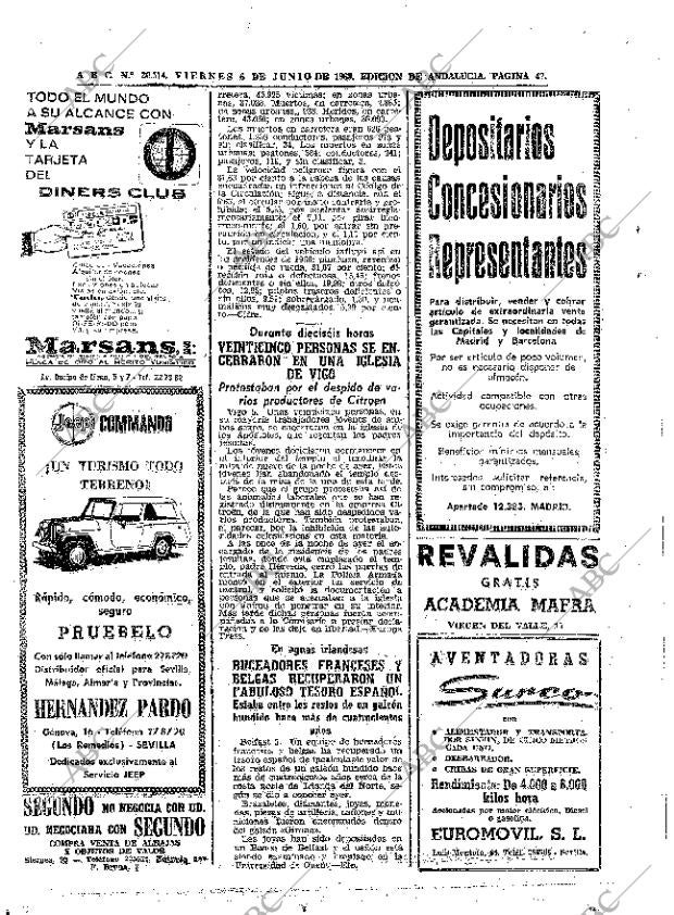 ABC SEVILLA 06-06-1969 página 42