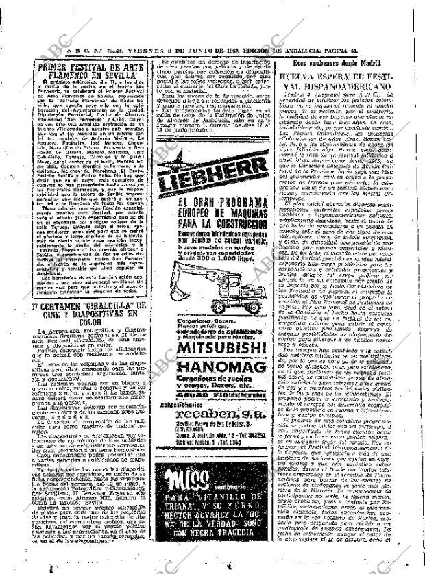 ABC SEVILLA 06-06-1969 página 67