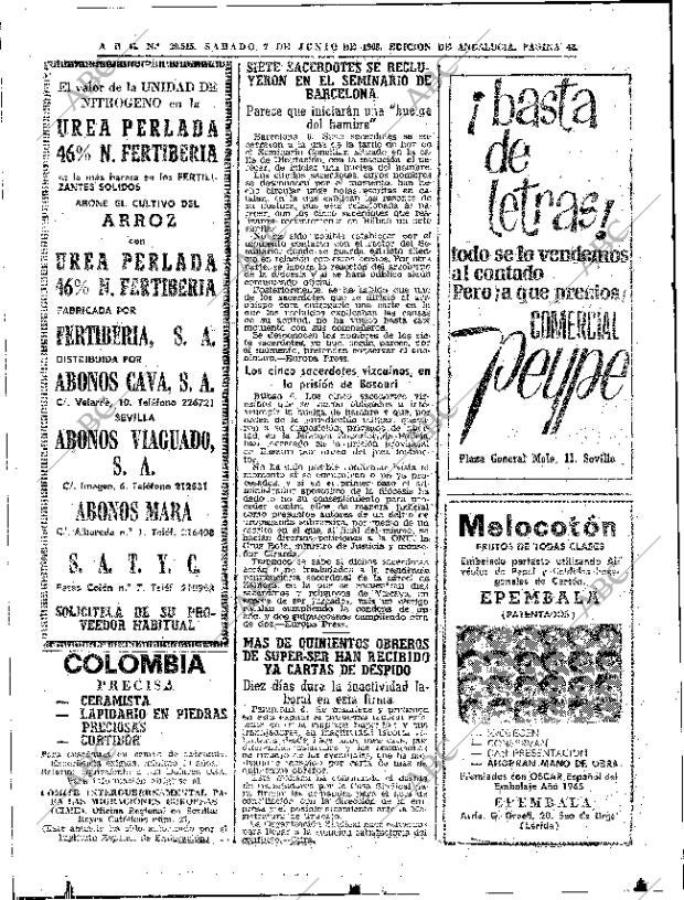 ABC SEVILLA 07-06-1969 página 42