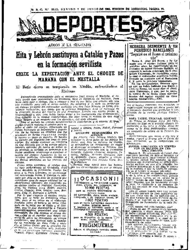 ABC SEVILLA 07-06-1969 página 59