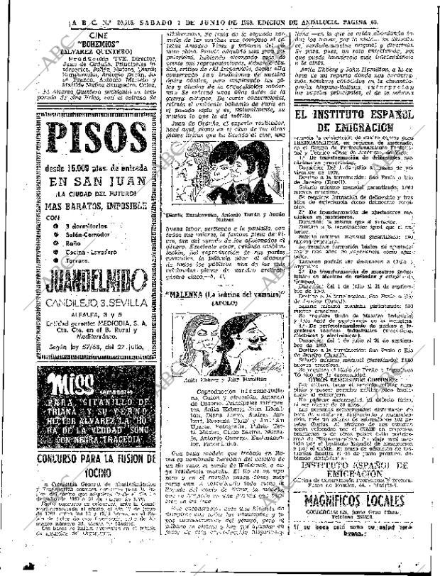 ABC SEVILLA 07-06-1969 página 65