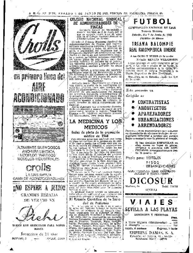 ABC SEVILLA 07-06-1969 página 69