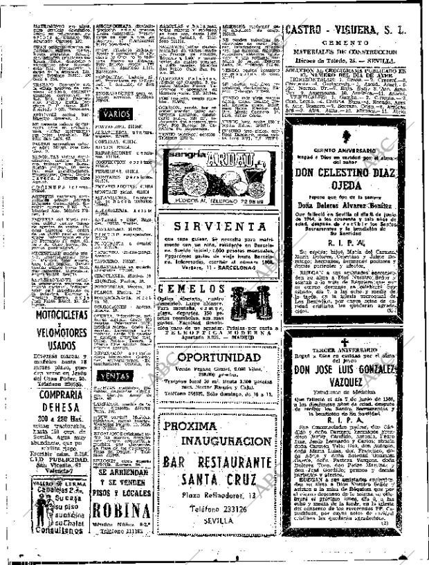 ABC SEVILLA 07-06-1969 página 74