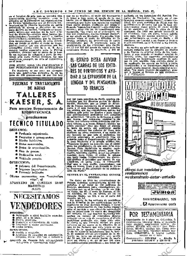 ABC MADRID 08-06-1969 página 62
