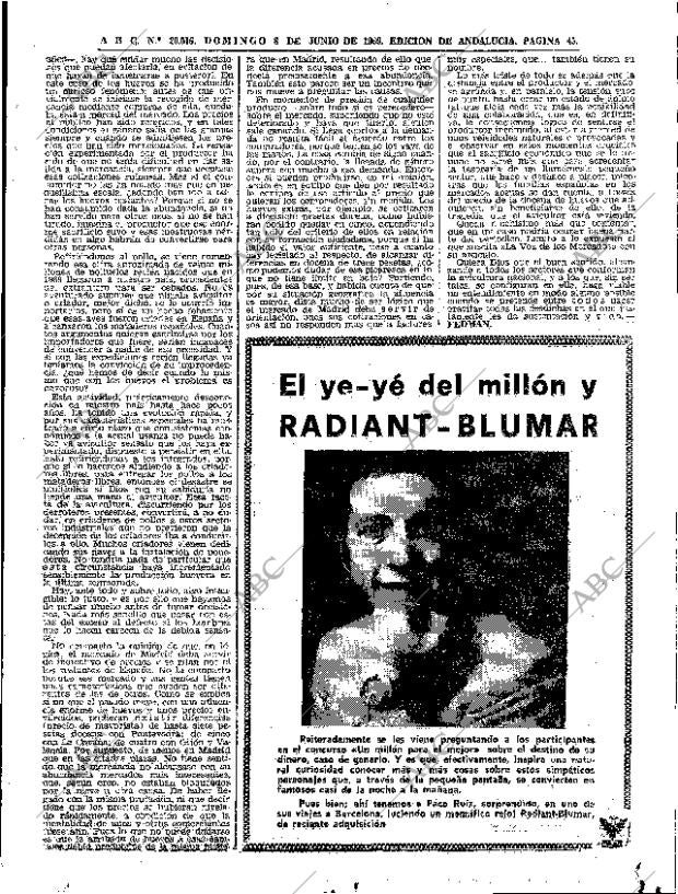 ABC SEVILLA 08-06-1969 página 45