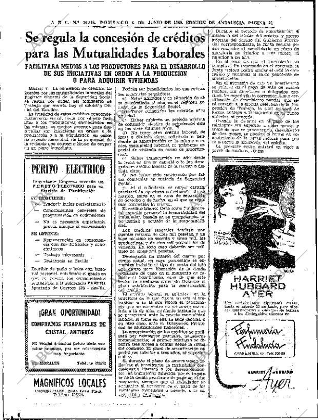ABC SEVILLA 08-06-1969 página 46