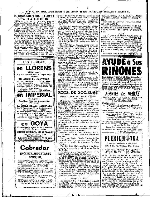 ABC SEVILLA 08-06-1969 página 54