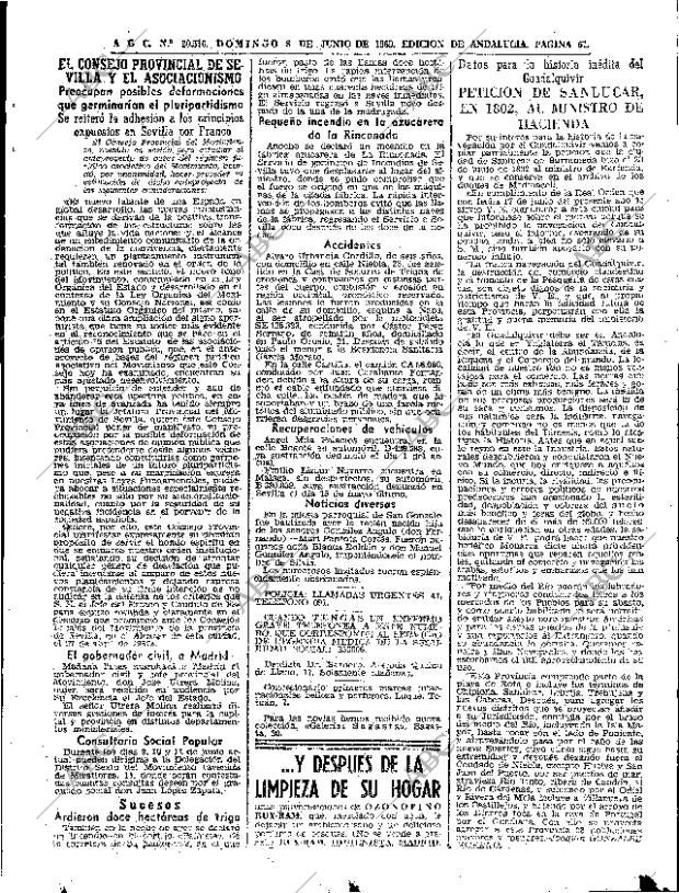 ABC SEVILLA 08-06-1969 página 61