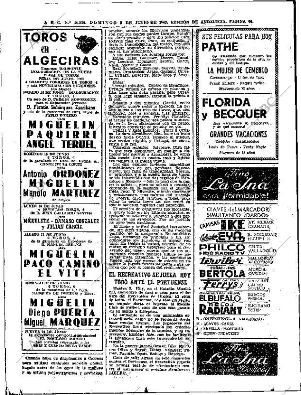 ABC SEVILLA 08-06-1969 página 66