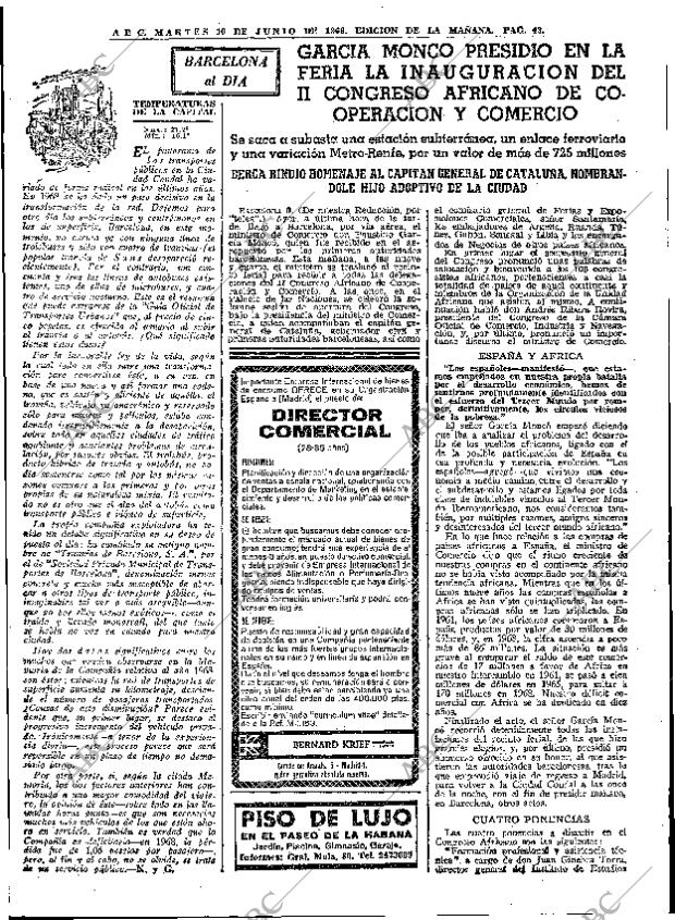 ABC MADRID 10-06-1969 página 43