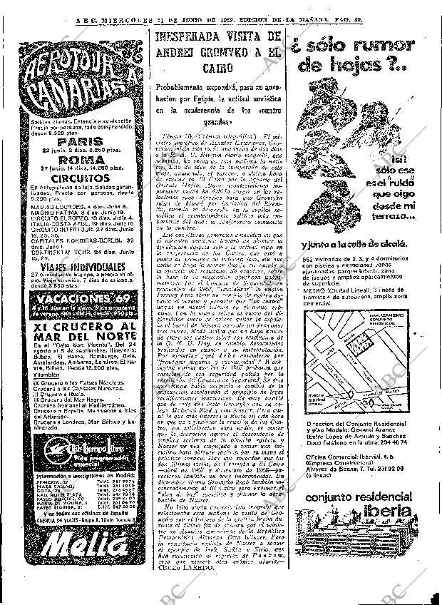 ABC MADRID 11-06-1969 página 30