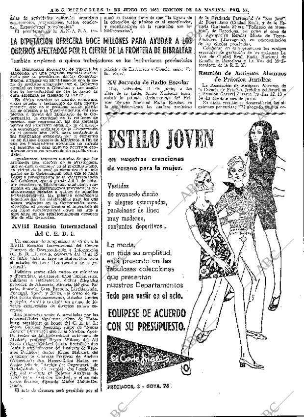 ABC MADRID 11-06-1969 página 55