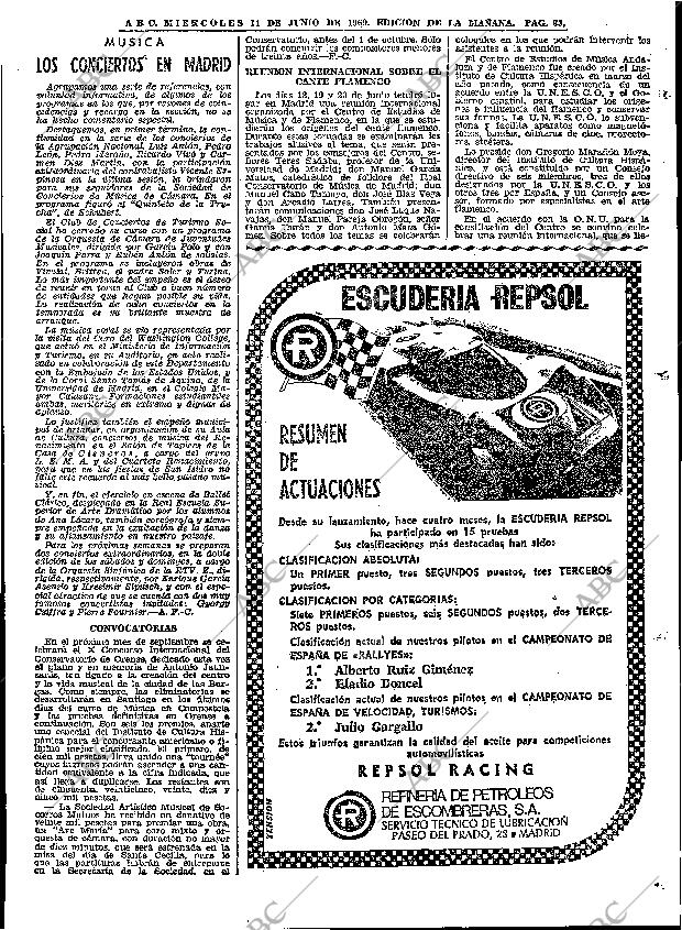 ABC MADRID 11-06-1969 página 83