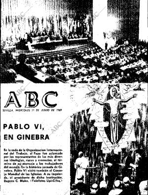 ABC SEVILLA 11-06-1969 página 1