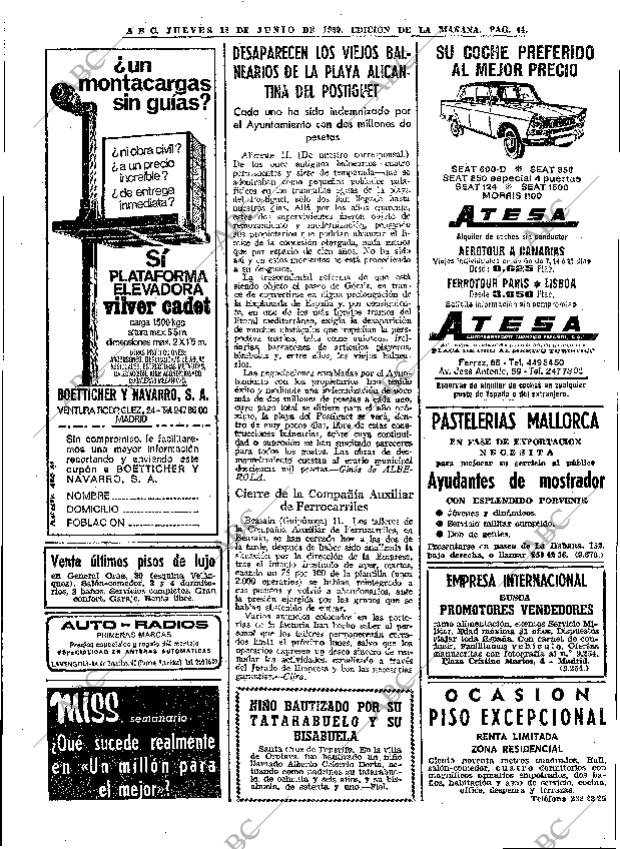 ABC MADRID 12-06-1969 página 44