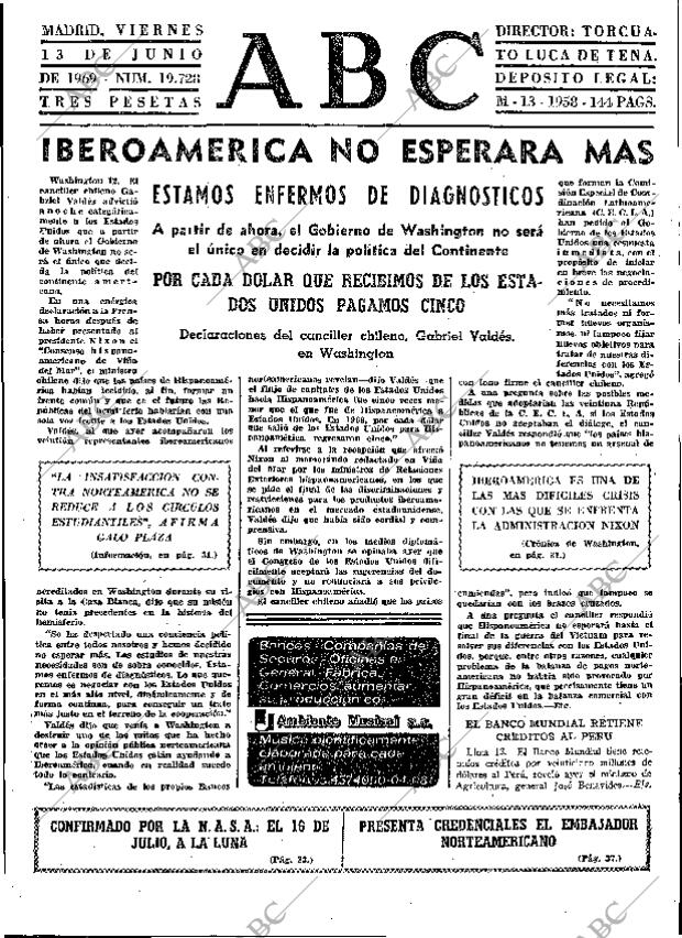 ABC MADRID 13-06-1969 página 29