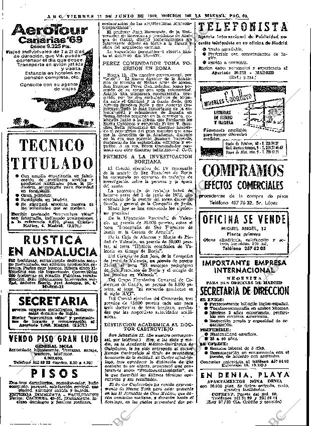 ABC MADRID 13-06-1969 página 60