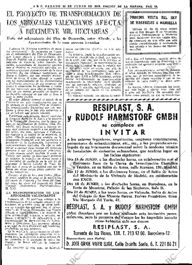 ABC MADRID 14-06-1969 página 53