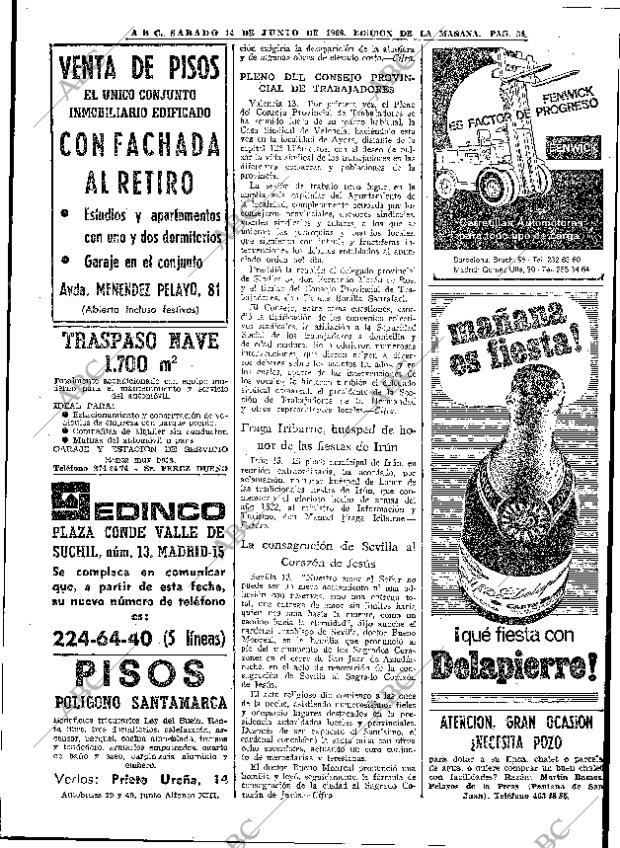 ABC MADRID 14-06-1969 página 54