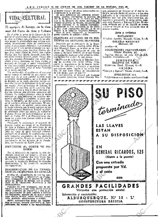 ABC MADRID 14-06-1969 página 69