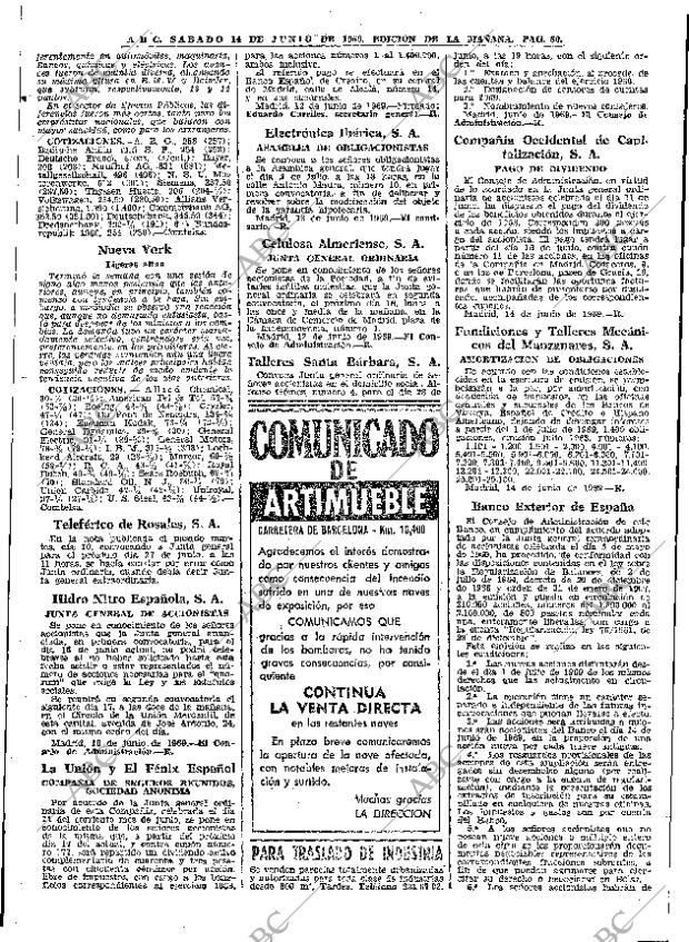 ABC MADRID 14-06-1969 página 80