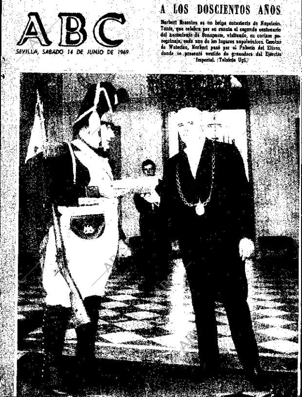 ABC SEVILLA 14-06-1969 página 1