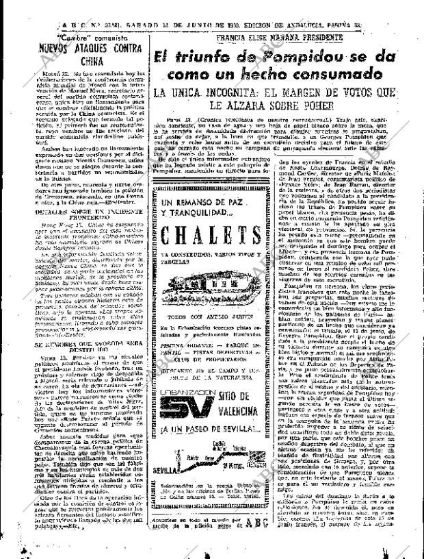 ABC SEVILLA 14-06-1969 página 33