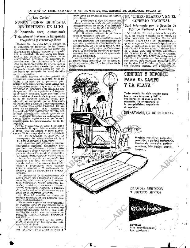 ABC SEVILLA 14-06-1969 página 39