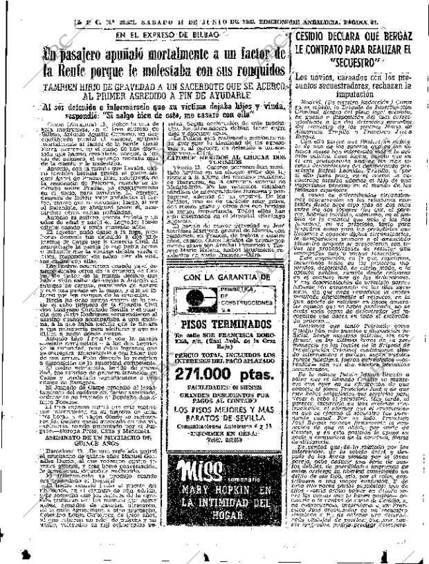 ABC SEVILLA 14-06-1969 página 41