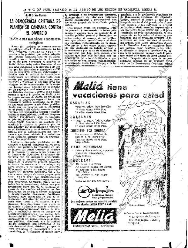 ABC SEVILLA 14-06-1969 página 43