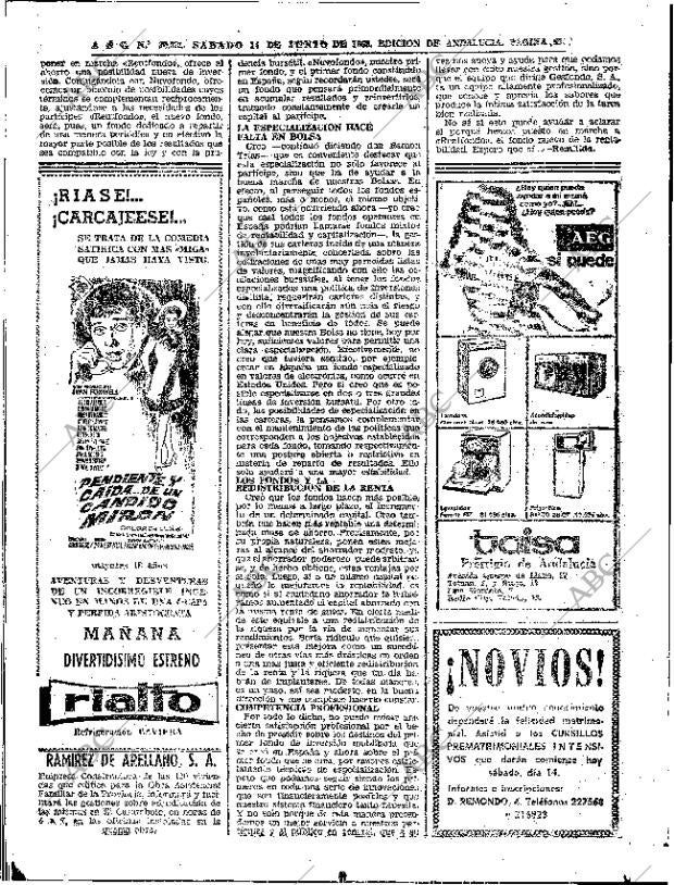 ABC SEVILLA 14-06-1969 página 62