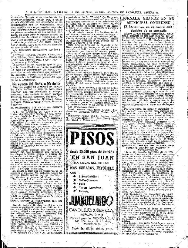 ABC SEVILLA 14-06-1969 página 68