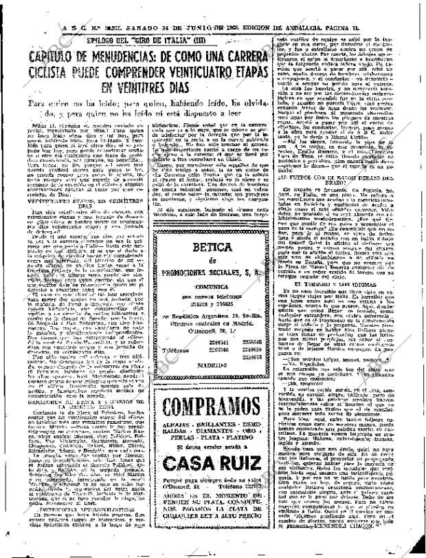 ABC SEVILLA 14-06-1969 página 71