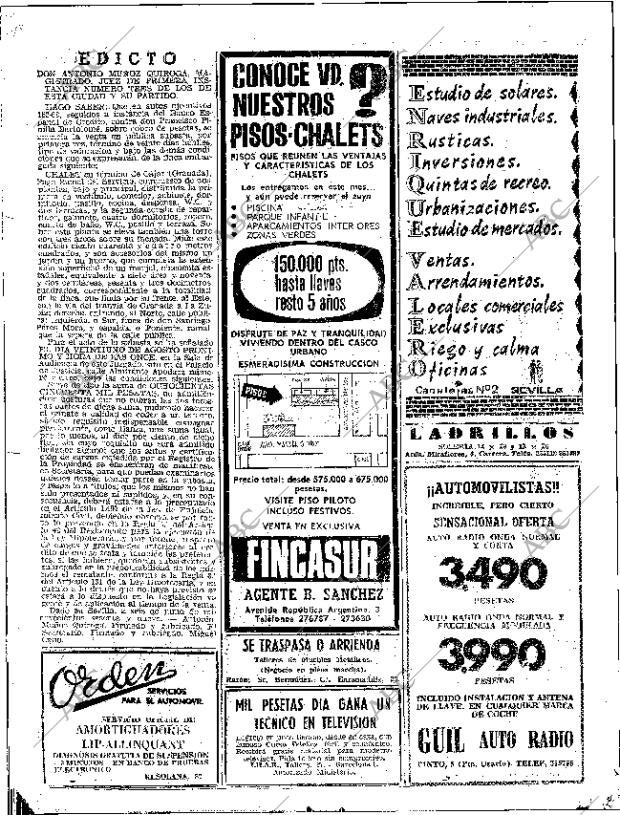 ABC SEVILLA 14-06-1969 página 86