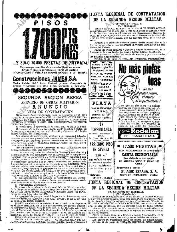 ABC SEVILLA 14-06-1969 página 89