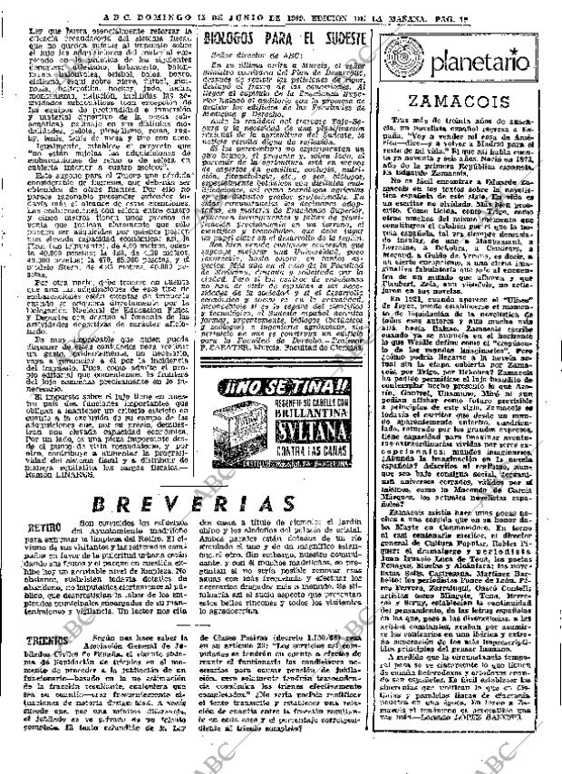 ABC MADRID 15-06-1969 página 19