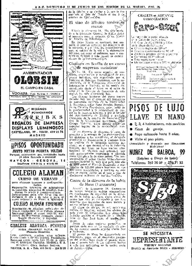 ABC MADRID 15-06-1969 página 38