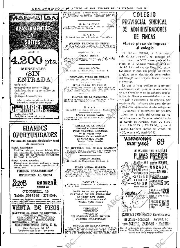 ABC MADRID 15-06-1969 página 78