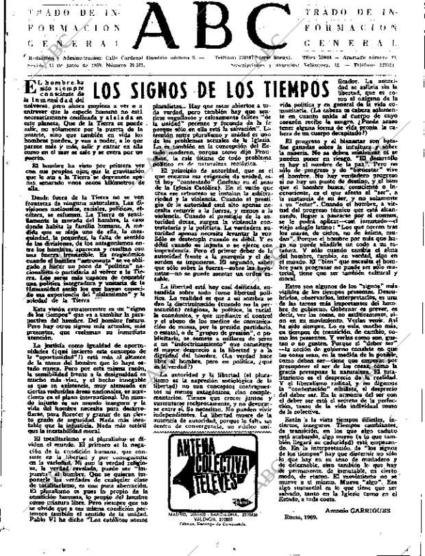 ABC SEVILLA 15-06-1969 página 3