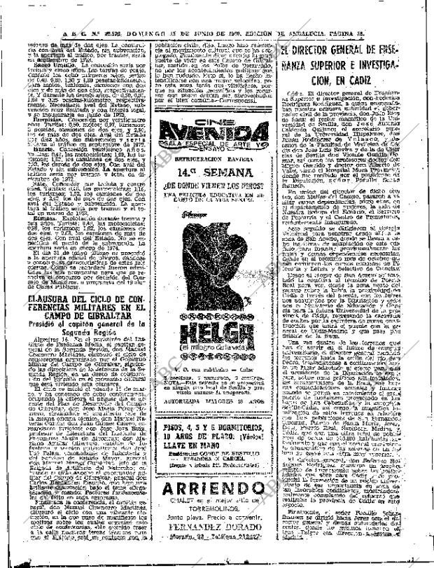 ABC SEVILLA 15-06-1969 página 38